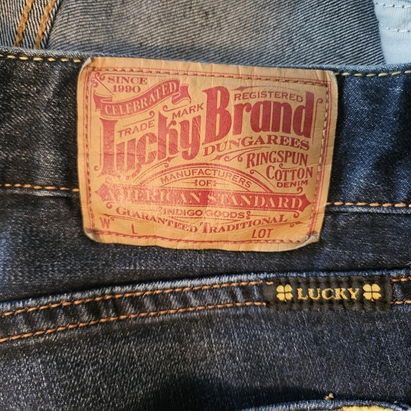 Lucky Brand Stretch Dark Boot Cut Jeans Size 6 - Picture 2 of 10